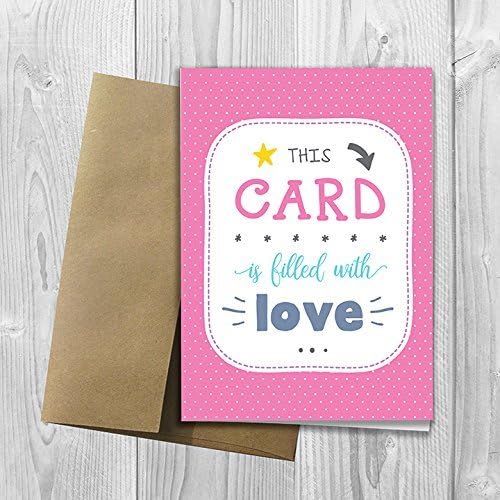 Love and Unicorn Farts - Greeting Card (5x7 size)