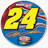 #24 JEFF GORDON 3 INCH ROUND DOMED DECAL