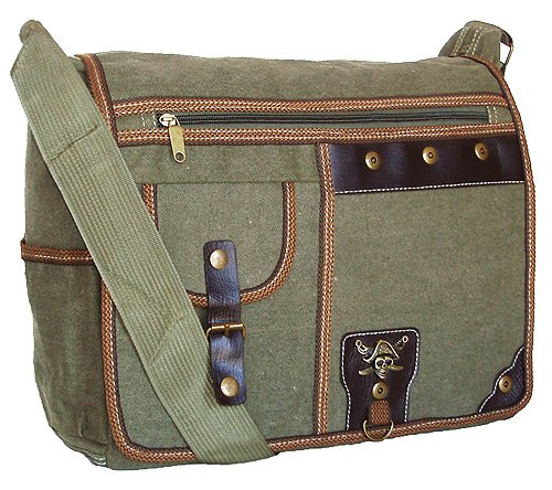 MILITARY STYLE MESSENGER BAG LAPTOP CASE BOOKBAG OLIVE DRAB MILITARY STYLE MESSENGER BAG LAPTOP CASE BOOKBAG OLIVE DRAB
