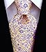 Scott Allan Floral Tie for Men | corbatas Para floral masculina | Mens Gold Ties |