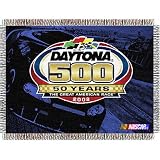 Daytona 500 NASCAR "Turbo" Woven Tapestry Throw Blanket