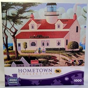 Hometown Collection Puzzles on Amazon Com  Hometown Collection 1000 Piece Puzzle   Pt  Pinos Light