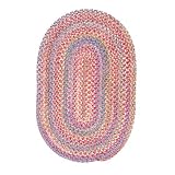 Botanical Isle Punch Oval Braided Rug