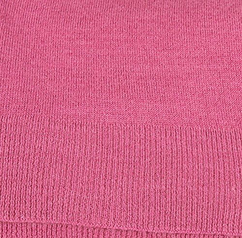 Noelle's Soft Comfortable Bordeaux Shawl Wrap Scarf - Honeysuckle Pink