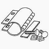 Mueller/B & K 160-803 Galvanized Pipe Repair Clamps