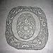 Garden Wall Plaque Stepping Stone Monogram Initial O