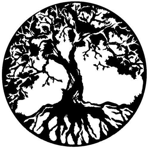 The Tree of Life Metal Wall Sculpture, Large 23" Size