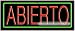Abierto Neon Sign