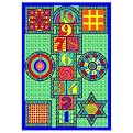 Games Galore Rug - Green Multicolor (Rectangle)