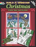 Build a Window Stained Glass Coloring Book--Christmas (Build Window Stained Glass Coloring Book)