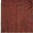 Bed Covers Pure Wool Asian Jacquard Pattern India 83 inches x 105 inches