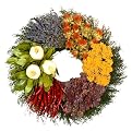 Herb Garden Wreath - 16"