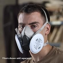 3M 6000 Series Half Facepiece Reusable Respirator