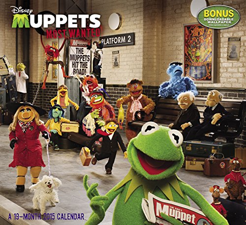 Disney the Muppets Most Wanted Wall Calendar (2015)
