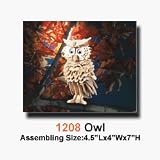Owl 3D Woodcraft Construction Kit