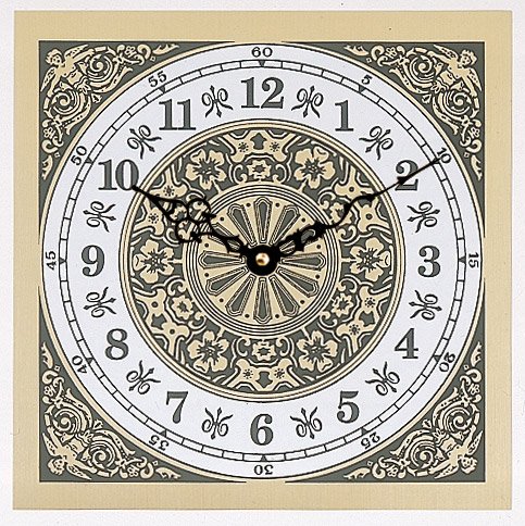 Arabic Square Metal Dial