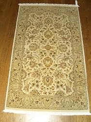 Handmade Pakistani Makhmal Rug 2'6"x4'3"