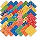 Moda Fancy Charm Pack, Set of 42 5x5-inch (12.7x12.7cm) Precut Cotton Fabric Squares