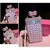 ACC5Star(TM) Fashion Bonzer Bling Diamond Cristal Bow Bowknot Slot Card Flip Case Cover Skin for Samsung Galaxy Note_3 III N9000 + High Quality Random Color Stylus + 10*15 Cm Green Soft Clean Cloth with Logo