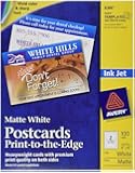 Avery Postcards for Ink Jet Printers, 4 x 6 Inches, White, 100 Cards (08386)