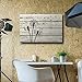wall26 Canvas Print Wall Art Windy Black & White Dandelion Silhouette Nature Flowers Wood Panels Illustrations Rustic Scenic Colorful Multicolor Cool Zen for Living Room, Bedroom, Office - 12