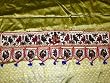Toran White Ganesha Hand Embroidered Wall Tapestry Valance