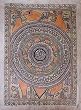 Paintings Original Madhubani Folk Art Home Decor Organic Color Paper 30 x 22 inches (madht220)