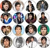 Set of 16 PETE WENTZ Pinback Buttons 1.25" Pins /Badges FALL OUT BOY