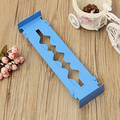 Retractable Expandable Drawer Divider Storage Organiser Kitchen Wardrobe 4Colors #Blue#