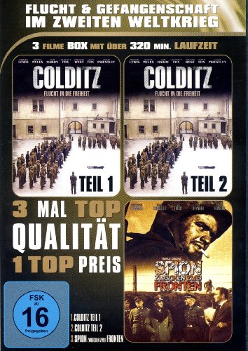 Best Entertainment AG Flucht & Gefangenschaft im zweiten Weltkrieg (3Filme Box) Colditz 1 & 2 - Spion zwischen zwei Fronten