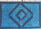 Review NovaHaat.com  / BANJARA BLUE TRIBAL INDIAN SARI WALL TAPESTRY HANGING