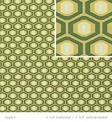 Amy Butler Midwest Modern II Honeycomb Fabric - Forest
