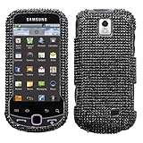 Samsung M910 M-910 Intercept Cell Phone Black Full Diamond Crystals Bling P ....
