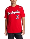 NBA Men's Los Angeles Clippers Chris Paul #3 Name & Number Tee (Red, Medium)