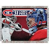 Carey Price #31 Carolina Hurricanes NHL Woven Tapestry Throw (48x60")"