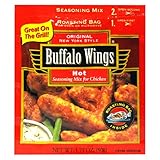 Buffalo Wings New York Style Seasoning Mix for Chicken, Hot, 1.75-Ounce Packets (Pack of 12)