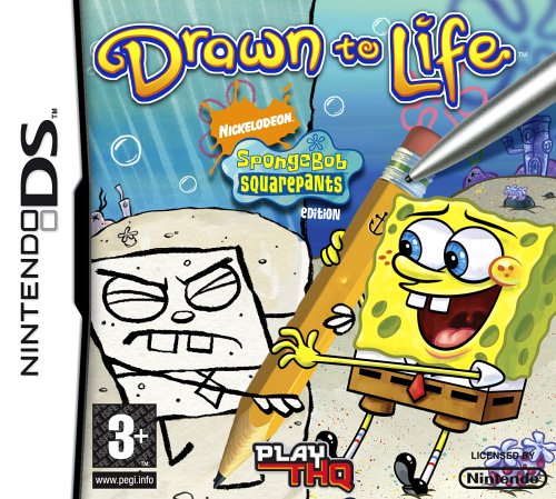 Childrens Toyshop  Video Games : Drawn to Life: Spongebob Squarepants (Nintendo DS)
