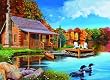 Autumn Cabin (1,000 Piece Puzzle)