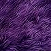 Purple Shag Faux Fur Fabric 60
