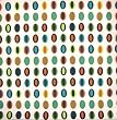 Contemporary decorative throw pillow case- cotton, dots, aqua, black, orange