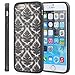 Vena iPhone 6S Case Tact Armor Shock Absorbent Cover Slim Hybrid Armor Case for Apple iPhone 6 (2014)/iPhone 6S (2015) – Damask [Black]