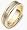 6.5mm Traditional Style 18 Karat Two-Tone Gold Comfort Fit Wedding Band - 6.25