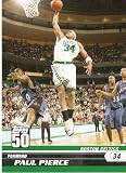 2007-08 (2008) Topps 50th Anniversary Limited Edition # 38 Paul Pierce / Boston Celtics / NBA Basketball Trading Cards in a Protective Screw Down Display Case