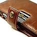 Alston Craig Genuine Vintage leather E-scape Tec wallet case cover (with RFID Blocking) for iPhone 6 Plus - Brown