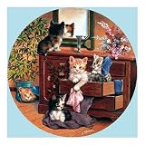 Sunsout Bureau - Cats 1000 Piece Jigsaw Puzzle - B000BXJYOO