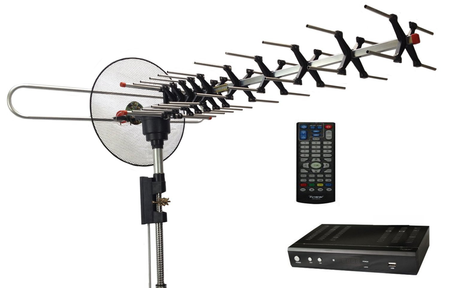 BoostWaves HD Rotating Outdoor Antenna WA893 Axess Digital Converter
