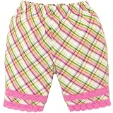 plaid crochet capris