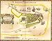 Map of Manhattan (New Amsterdam, or Mannados, 1661) Art Poster Print - 19x13