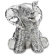 Reed & Barton Elephant Music Box