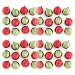 Green and Red Christmas Tree Ornaments 48 Pc